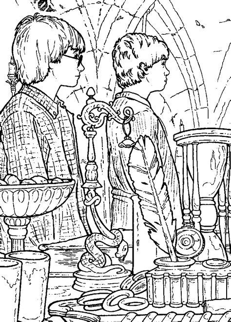 coloring page harry potter   chamber  secrets harry potter
