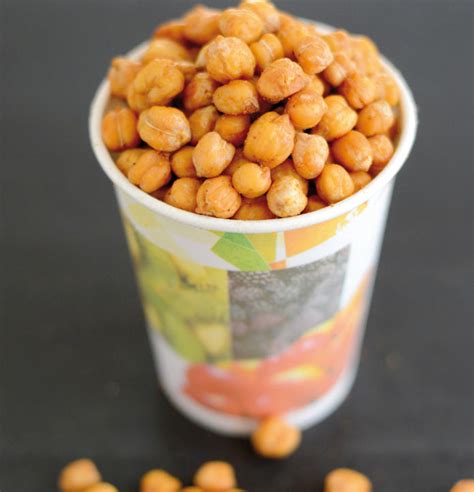spicy oven roasted chickpeas for tea time snacking complete wellbeing