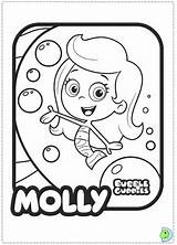 Coloring Pages Molly Bubble Guppies Getcolorings Color sketch template