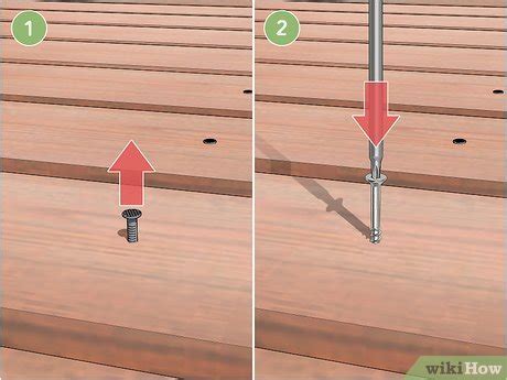 simple ways  repair  deck wikihow life
