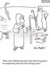 Methuselah Pain Knee Cartoon Cartoons Old Funny Age Comics Cartoonstock Bible sketch template