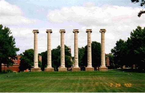 columbia mo the columns at the university of missouri columbia photo picture image