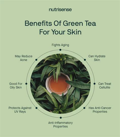 green tea benefits  skin health nutrisense journal