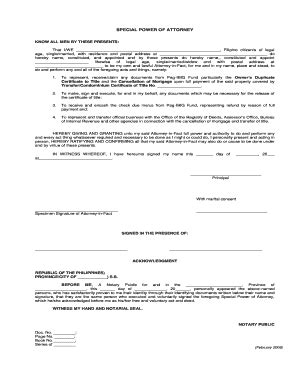 power  attorney home loan sbi fill  printable fillable
