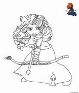 Disney Brave Coloring Pages Printable sketch template