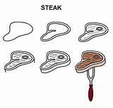 Steak sketch template