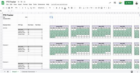 Excel Pto And Vacation Tracker 5 Templates And 1 Better Option