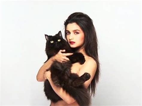 alia bhatt poses topless for dabboo ratnani s calendar holding a cat filmibeat