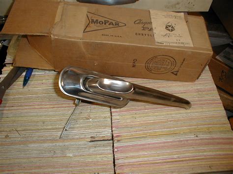 nos mopar left  door handle   plymouth models hiltop auto parts