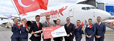 corendon airlines starts flying  birmingham birmingham airport website