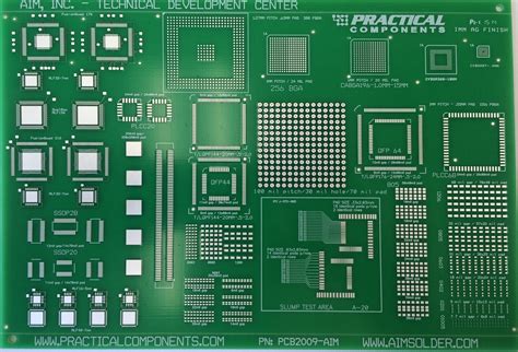 pc rev  aim solder print test board  kit