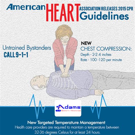 american heart association releases   cpr guidelines adams safety
