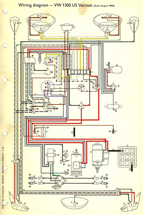 vw  alternator wiring diagram  dune buggy wiring diagram pictures
