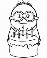 Coloring Minion Pages Christmas sketch template