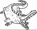 Alligator Coloring Pages Cute Getcolorings Color Printable sketch template