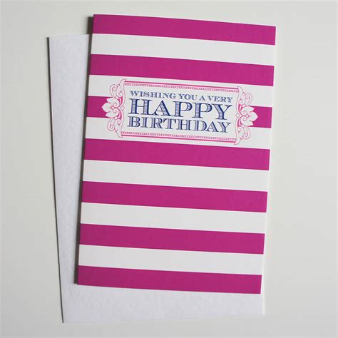 happy birthday greeting card  dimitria jordan notonthehighstreetcom