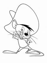 Speedy Gonzales Looney Tunes Coloringpage sketch template