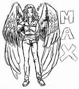 Maximum Ride Coloring Pages Manga Template sketch template