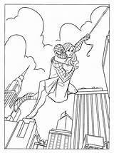 Spider Man Amazing Spiderman Coloring Drawing Superhero Getdrawings sketch template