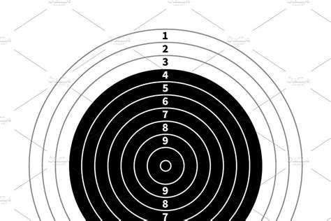 image   target  numbers   middle   circles
