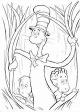 Coloring Pages Seuss Dr Easy Linear sketch template