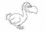 Dodo Bird Mauritius Netart sketch template