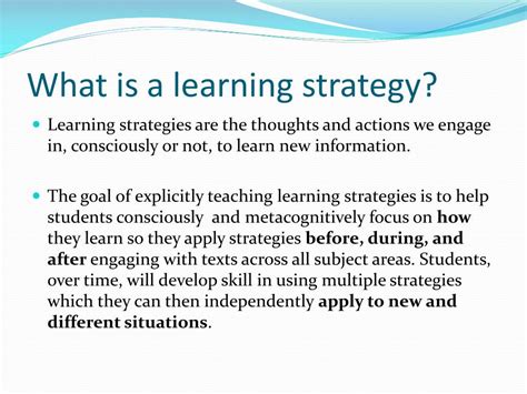 learning strategies powerpoint    id