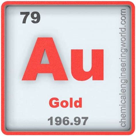 gold element properties  information chemical engineering world