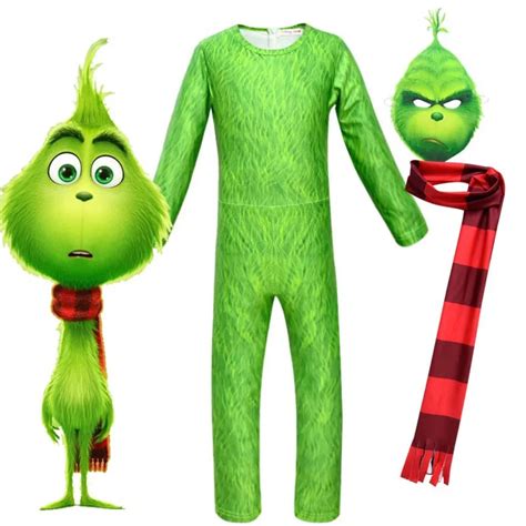 grinch  fashion kids costume  grinch costume   grinch