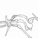 Subnautica Reaper sketch template