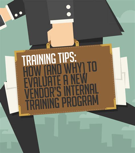 training tips     evaluate   vendors internal