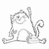 Cat Splat Coloring Pages Printable Pete Color Chat Books Le Coloriage Clipart Para Colorear Drawing Faces School Christmas Click Merry sketch template