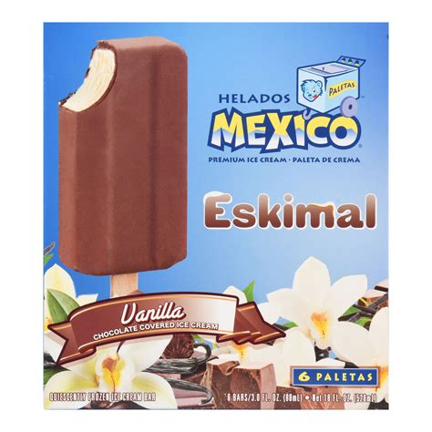 Helados Mexico 6ct Vanilla Eskimal Paletas