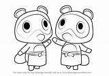 Crossing Animal Timmy Tommy Drawing Draw Step sketch template