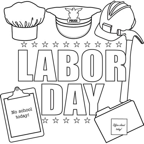 labor day coloring page coloring page book