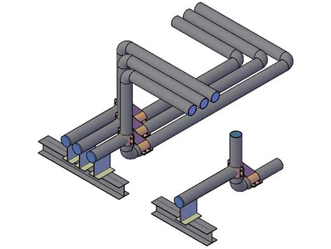 pipe drawing  autocad file cadbull