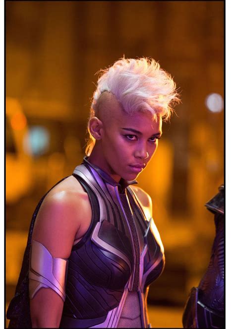 x men apocalypse images featuring storm and jean grey collider alexandra shipp superhero