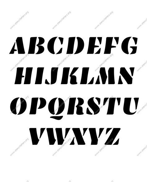 victorian bold custom  letter stencils stencil letters org