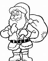 Santa Claus Coloring Pages Printable Christmas Color Outline Drawing Line Party Mrs Bfb3 Print Sketch Book Popular sketch template