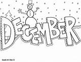 Coloring Pages December Printable Sheets Choose Board Christmas Color sketch template