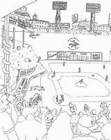 Coloring Pages Sox Red Boston Wally Related sketch template
