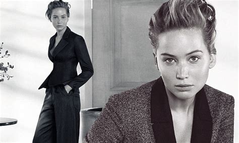 jennifer lawrence goes barefaced and lets her natural beauty shine through in new dior campaign