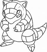 Sandshrew Coloringonly Hawlucha Coloringpages101 Alolan sketch template