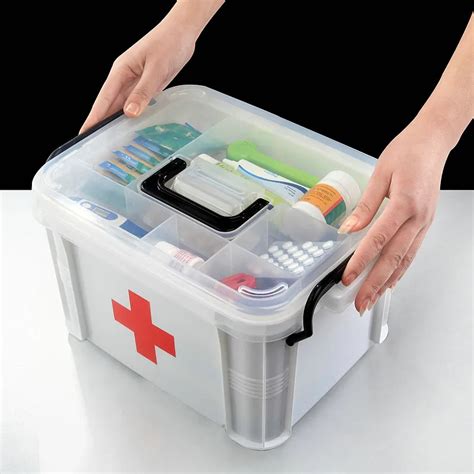 multi layered family medicine plastic medical box medical  aid