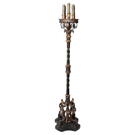 Georgian Style Candelabra Floor Lamp For Sale At 1stdibs