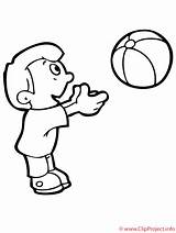 Pelota Colorear Kostenlos Volleyball Nino Coloring Ausmalvorlagen Malvorlagen Sommer Malvorlage Ausdrucken Deporte Zugriffe sketch template