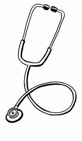 Stethoscope Clipart Clip Transparent Animation Background Stetoskop Library sketch template