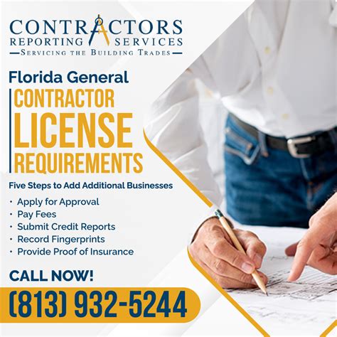 Florida Contractor Application Services Florida General Contractor