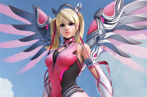 Overwatch Pink Mercy Skin Blizzard Raised Over 12