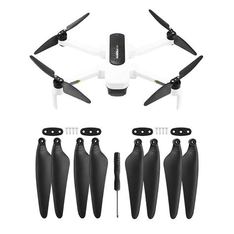hubsan zino hs aircraft rc drone accessories pairs quick release foldable propeller